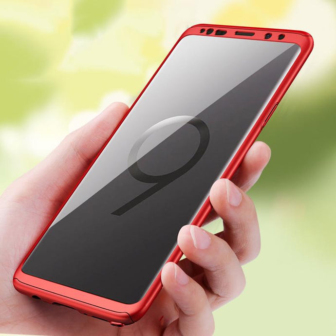 360 Full Cover Protective Ultra Thin Hard PC Body Protection For Samsung+Free Soft film